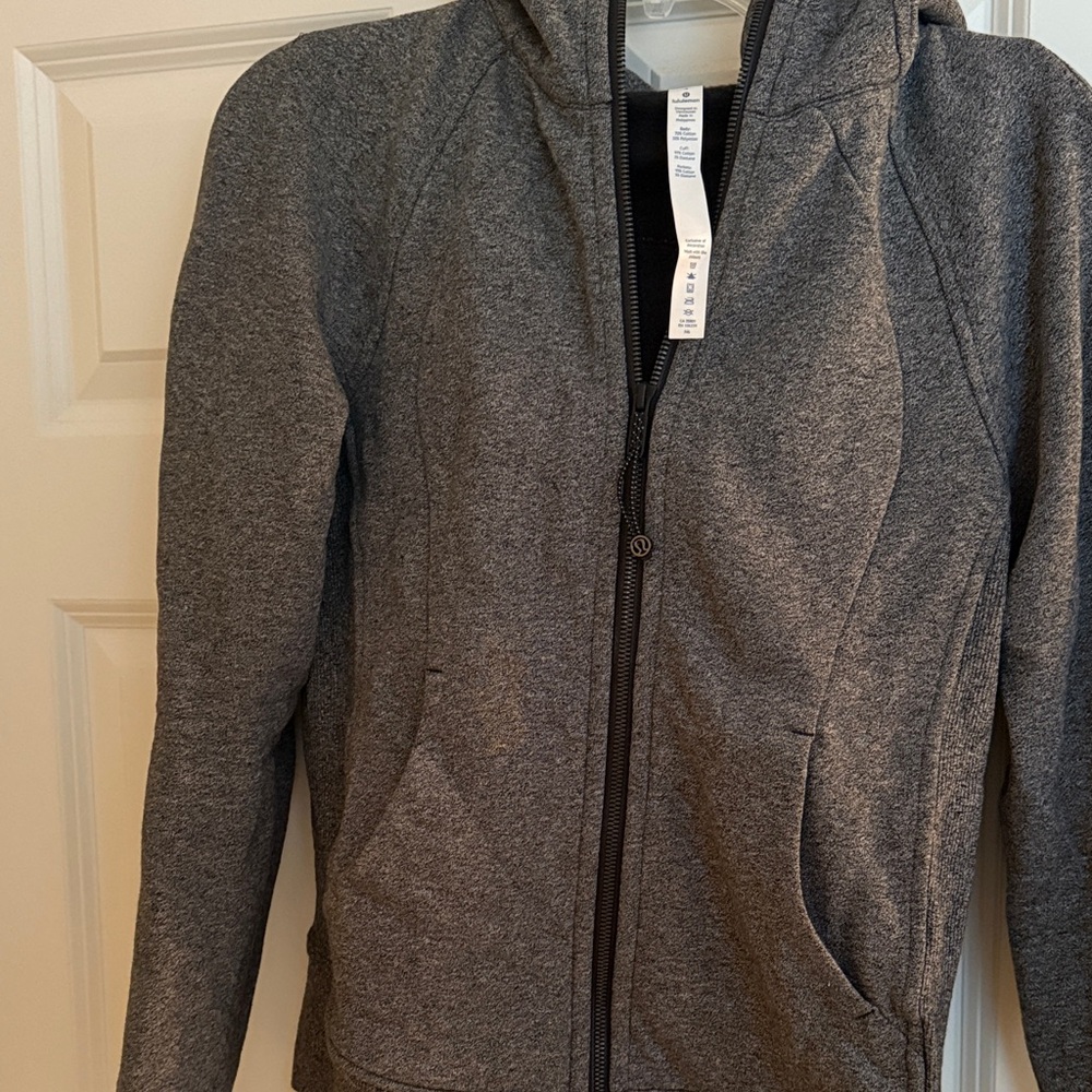 lululemon athletica Charcoal Hooded Jacket